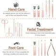 thumbnail image 2 of Manicure Pedicure Kit, 18pcs Professional Nail Clippers Set, Stainless Steel Cut, 2 of 5