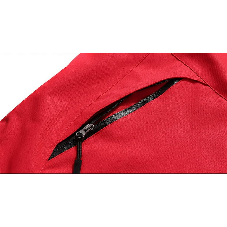 MOVSOU Raincoat Waterproof Men's Long Rain Jacket Lightweight
