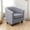 A2, variant on Tub Club Armchair Covers Leaves Jacquard Bar Chair Cover Solid Color Relax Single Sofa Slipcovers with Seat Cushion Cover Home