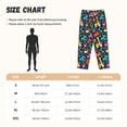 thumbnail image 2 of Salouo Colorful Air Balloons1 Print Women's Pajama Pants Casual Loose Sweatpants PJs Flowy Pants Drawstring Palazzo for Women Wide Leg Pants Lounge Pajama -Medium, 2 of 8