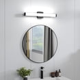 thumbnail image 3 of Bathroom Vanity Light Black - 24.8 inch Modern Vanity Lights for Bathroom - 14W LED Bath Lights Over Mirror Cool White Light 6000K, 3 of 6