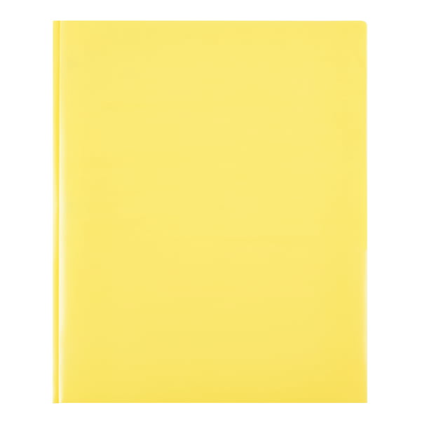 Pen + Gear 2Pocket & 3Prong Poly Folder, Yellow