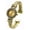 Gold, variant on Blekon Collections Japanese Quartz Women's 25mm Case Metal 7-8" Cuff Bangle Watch