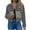Dark Gray, variant on qucoqpe Womens Fleece Cropped Jackets Long Sleeve Zipper Lapel Coats Fall Winter Casual Trendy Outerwear with Pockets