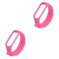 thumbnail image 3 of braveheart Bracelet de Remplacement, Doux pour la Peau, Résistant à l'Usure, Bracelet Intelligent pour Poignet, Bracelet de Sport, Installation Facile, Remplacement pour Mi 3 Rose Rouge, Ensemble de 2, 3 of 6