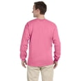 thumbnail image 3 of Fruit of the Loom Adult 5 oz. HD Cotton™ Long-Sleeve T-Shirt - 4930, Azalea, XL, 3 of 5