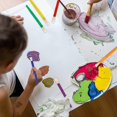 thumbnail image 3 of 10 Piece Large Round Children's Tempera And Artist Paint Brushes, 3 of 3