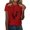 Red, variant on WZXFASHION Womens Graphic T Shirt Vintage Floral Shirt Flower Tee Fall Shirts Sales Today Clearance Women's Short sleeve T-shirt