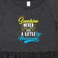 thumbnail image 4 of Inktastic Sunshine Hurricane Cute Girls Toddler Dress, 4 of 5