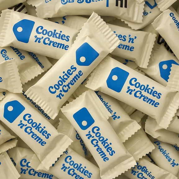 Cookies 'n' Crème Snack Size Bars, Treats Bars (Pack of 2 Pounds) 034000901265