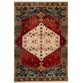 thumbnail image 2 of SAFAVIEH Kashan Mihaela Traditional Area Rug, Ivory/Blue, 3'3" x 4'10", 2 of 6