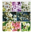 thumbnail image 3 of Ambesonne Tree Shower Curtain, Spring Scenery Collage, 69"Wx84"L, Multicolor, 3 of 5