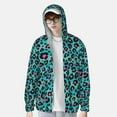 thumbnail image 2 of Lsque Leopard 1 Pattern UPF 50+ Lightweight Sun Protection Men's Women's Long Sleeve Shirt, Hoodie Performance -Medium, 2 of 7
