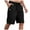Black, variant on kamemir Men's Shorts Men's Stretch Pull-On Camo Shorts with Pockets(Khaki,3XL)