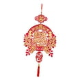 thumbnail image 4 of Decoración colgante de Año Nuevo chino para fiesta, colgante decorativo de nudo chino rojo Estilo E, 4 of 9