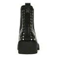 thumbnail image 2 of SAM EDELMAN Womens Black Goring Studded Lug Sole Jalyn Round Toe Block Heel Slip On Leather Booties 6.5 M, 2 of 4