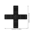 thumbnail image 2 of OULII Support en Acier Robuste Support Plat Plaques de Réparation pour Construction en Bois 1Pcs, 2 of 8