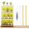 thumbnail image 1 of LED Grow Light Strips Indoor Plants Full Spectrum with Auto ON & Off Timer, 4 Level Dimmable Growing Light Bar 96 LEDs, 20W Sunlike Grow Lamp for Seedlings Hydroponics Garden, 1 of 8