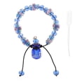 thumbnail image 1 of MasteelfCA Aromatherapy Bracelet with Mini Essential Oil Bottle Glass Crystal Bracelet, 1 of 8