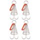 thumbnail image 1 of Estacas para tablas de cubierta Timcorr 4 Uds Metal con clips de mosquetón, 1 of 8