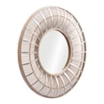 thumbnail image 4 of Toto Mirror Antique Brown Wall Decor, Modern Style, Hangs vertically only, Rattan, Decor Mirrors, 4 of 6