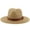 Z86-Khaki, variant on Men and Women Beach Straw Hat Foldable Wide Edge classic UV Protection Sun Jazz Cap with Belt for Summer and Spring Travel, Beach, Hiking & Pool