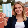 thumbnail image 5 of Sky Blue Notebook A6 Ring Binder, Fresh Refillable Journal with Accessories for Note Taking, 7X5In, 5 of 6