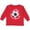 Red, variant on Inktastic Soccer Princess- Tiara Girls Long Sleeve Toddler T-Shirt