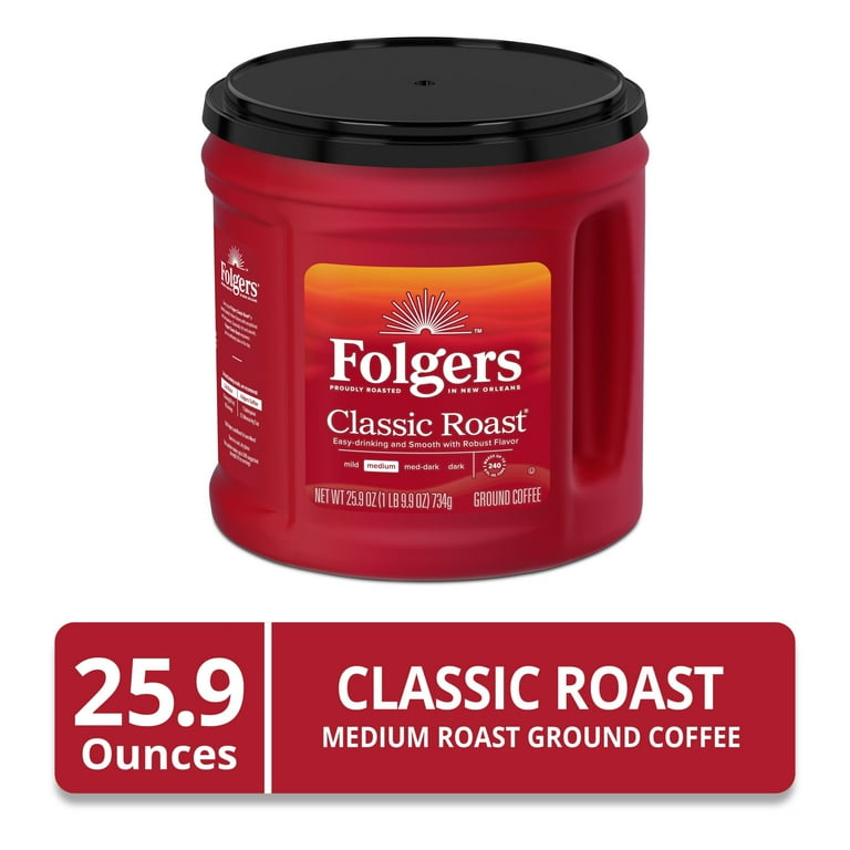 Coffee, Classic Roast, Ground, 25.9 oz Canister Coffee, Classic Roast, Ground, 25.9 oz Canister