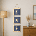 thumbnail image 6 of American Art Decor Naut Shore Framed Nautical Knots Vertical Wall Decor Set - 53" x 13", 6 of 6
