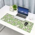 thumbnail image 4 of Rocae Cute Frog for Gaming Mouse Pad, Mouse Pad Large, Office Computer Keyboard Mousepad, Keyboard and Mouse Pad with Stitched Edges,31.5 x 11.8 in, 4 of 5