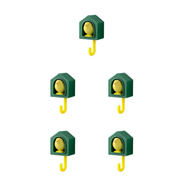 Colgador de pared Monstrate Gancho de almacenamiento Impermeable Salón Organizador Verde Type2 NO2