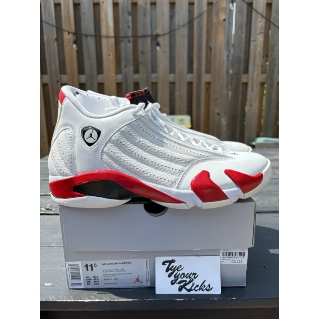 N I-K-E A i r-Jor-dan 14 Retro Rip Hamilton Size 11.5 487471-100 | FREE SHIP