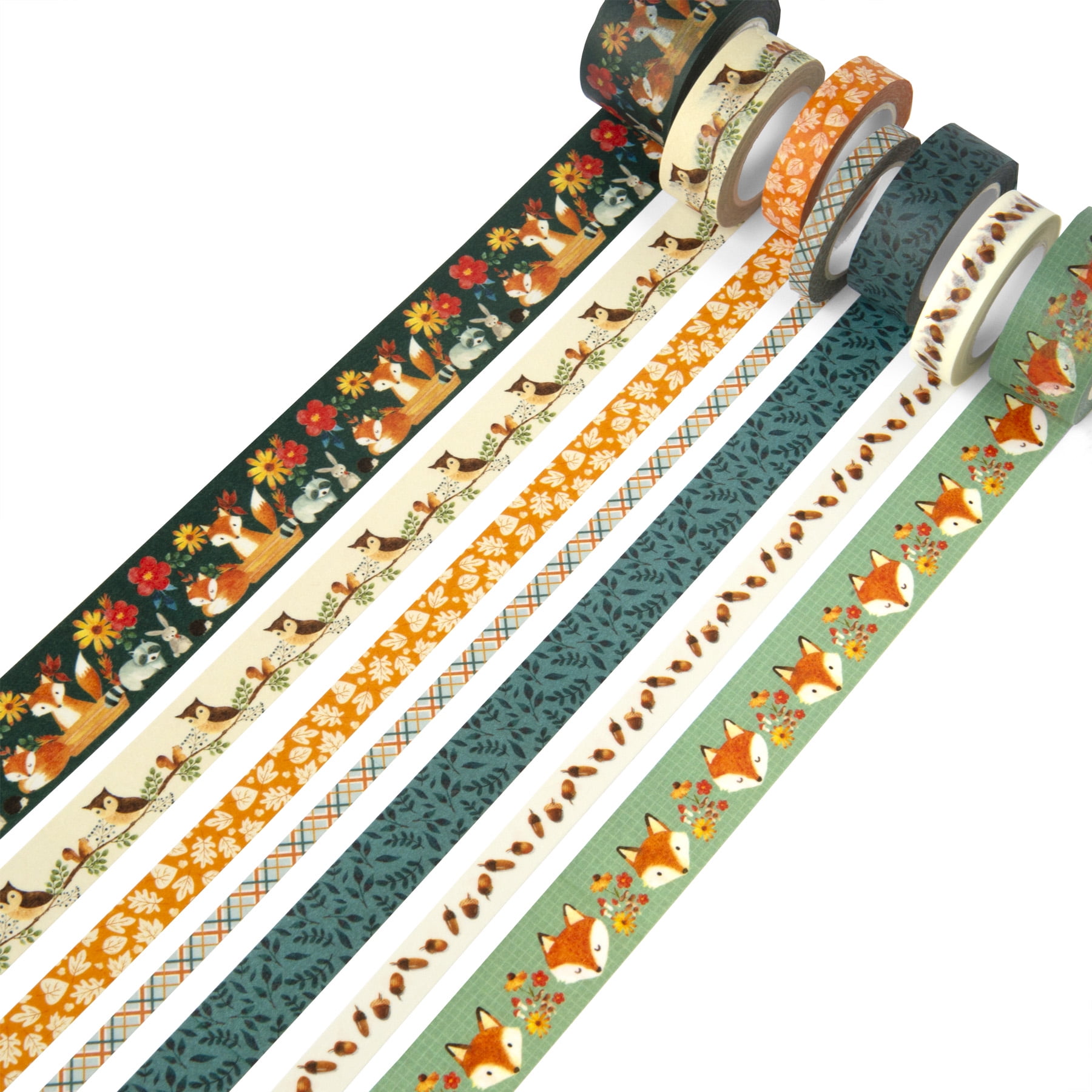 Recollections Animals Crafting Washi Tape Set, 12 Packs: 7 ct. (84 total)