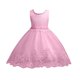 thumbnail image 3 of Vestido de Invitado de Boda Floral Azul Princesa Bordado con Perlas Vestido Formal de las Niñas con Falda de Línea a Vestido de Invitado de Boda Formal de Verano, 3 of 7