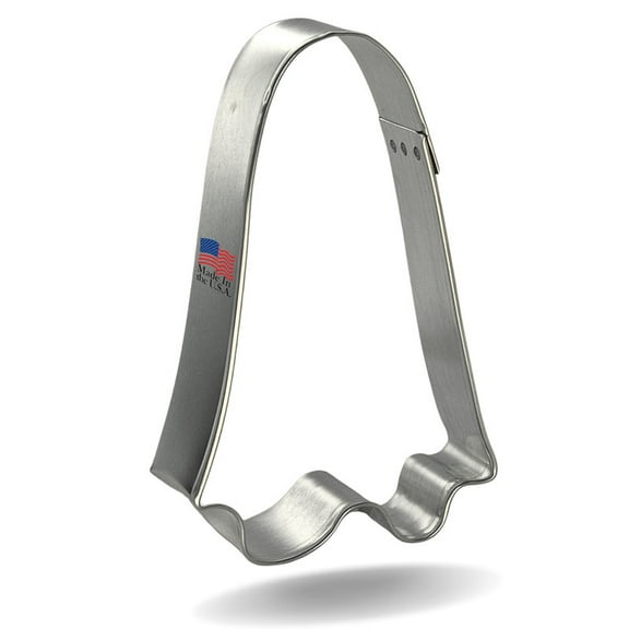 Foose Brand Hallowen Ghost Cookie Cutter 4 in, Tin Plate Steel, Handmade in USA