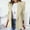 Beige, variant on DondPO Blazers for Women Womens Casual Puff Sleeve Front Bussiness Jackets Work Suit wirh Pockets Womens Blazers Dressy Casual Casual Blazer for Women Beige L