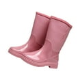 thumbnail image 4 of Segolike Rain Boots for Women Garden Boots Waterproof Trendy Reusable Anti Slip Rainboots for Travel Fishing Camping Wet Country Roads 37, 4 of 8