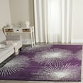 thumbnail image 3 of SAFAVIEH Soho Fiesta Geometric Area Rug, Purple/Ivory, 7'6" x 9'6", 3 of 9