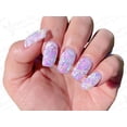 thumbnail image 3 of Clear Pink Chunky Glitter Dip and Acrylic Nail Powder - Spider Silk - Fairy Glamor, 3 of 3