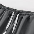 thumbnail image 3 of SOOMLON Cargo Shorts for Men Twill Big and Tall Chino Shorts with Pockets Elastic Waist Board Shorts Versatile Shorts, 3 of 8