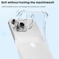 thumbnail image 3 of Funda de lujo transparente a prueba de golpes para iPhone 15 14 13 12 16 Pro Max Funda de teléfono en iPhone 13 12 Mini X XR XS 7 8 Plus se Funda trasera, 3 of 4