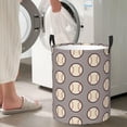 thumbnail image 2 of Basketball Laundry Hamper Large Collapsible Laundry Baskets with Handles Easy Carry Round Storage Basket Dirty Clothes Hamper Blanket Basket for College Dorms Bedroom Toy, 2 of 10
