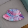 thumbnail image 2 of Diufon Winter Plush Bucket Hat for Women Thickened Warm Brim Hats Cute Fleece Lined Outdoor Windproof Caps, 2 of 3