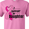 thumbnail image 4 of Inktastic Breast Cancer Awareness I Support My Daughter Pink Ribbon T-Shirt, 4 of 5