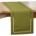 thumbnail image 5 of Saro Lifestyle Laser-Cut Hemstitch Table Runner, 5 of 5