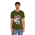 thumbnail image 5 of Streetwear Unisex Jersey Short Sleeve Skull With USA Eagle Artistic T-Shirt, 5 of 10