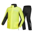 thumbnail image 2 of Traje de lluvia impermeable para motociclistas con cuello y puños ajustables para hombres XL, 2 of 9
