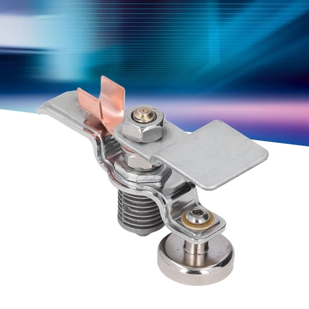 Abrazadera De Tierra Magnética, Conector De Imán De Conexión A Tierra 200A Magnetismo Fuerte Seguro Adsorción Más Fuerte Fortalece El Efecto Conductor Con Pestaña Run On Para