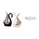 thumbnail image 5 of estatua de cisne,Figuras de cisne,estatuas,decoración del hogar,fiesta de bodas,Bandeja de almacenamiento,Bandeja rectangular para servir,bandeja para postres y frutas de cocina,Bandeja, 5 of 8